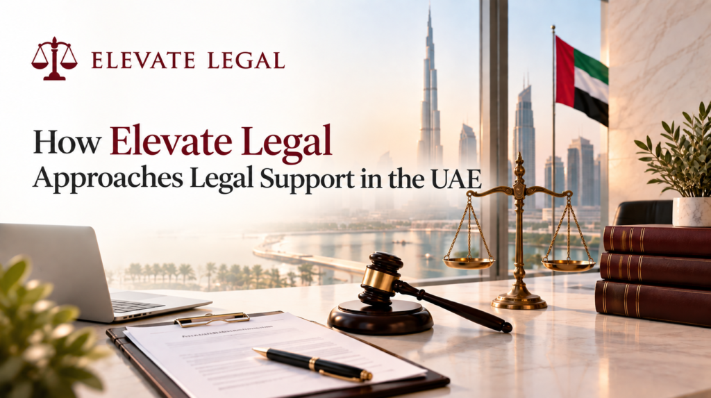 How Elevate Legal Approaches Legal Support in the UAE