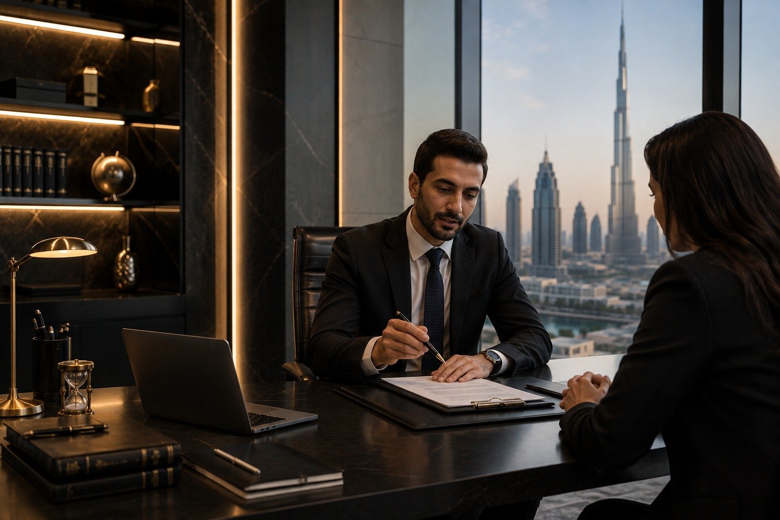 Dubai business district