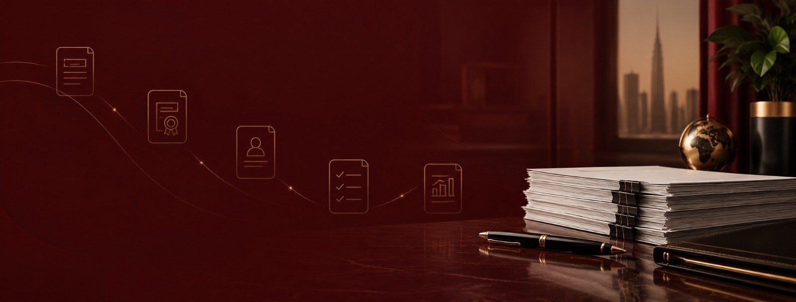Corporate documentation being prepared