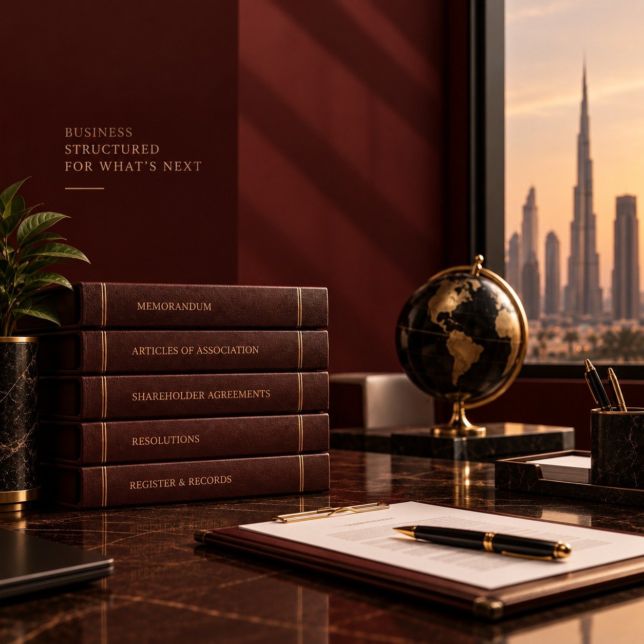 Company formation documentation